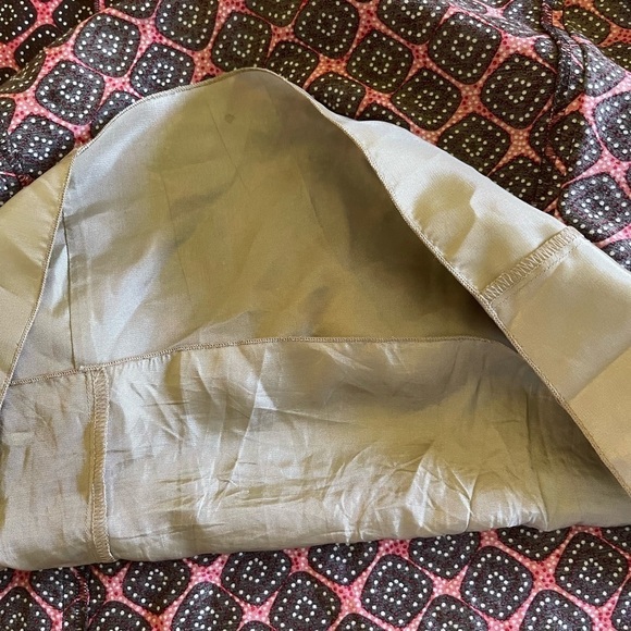 Taifun Sz 38 sleeveless lined cotton/silk dress with waist tie & side zip - Picture 8 of 9